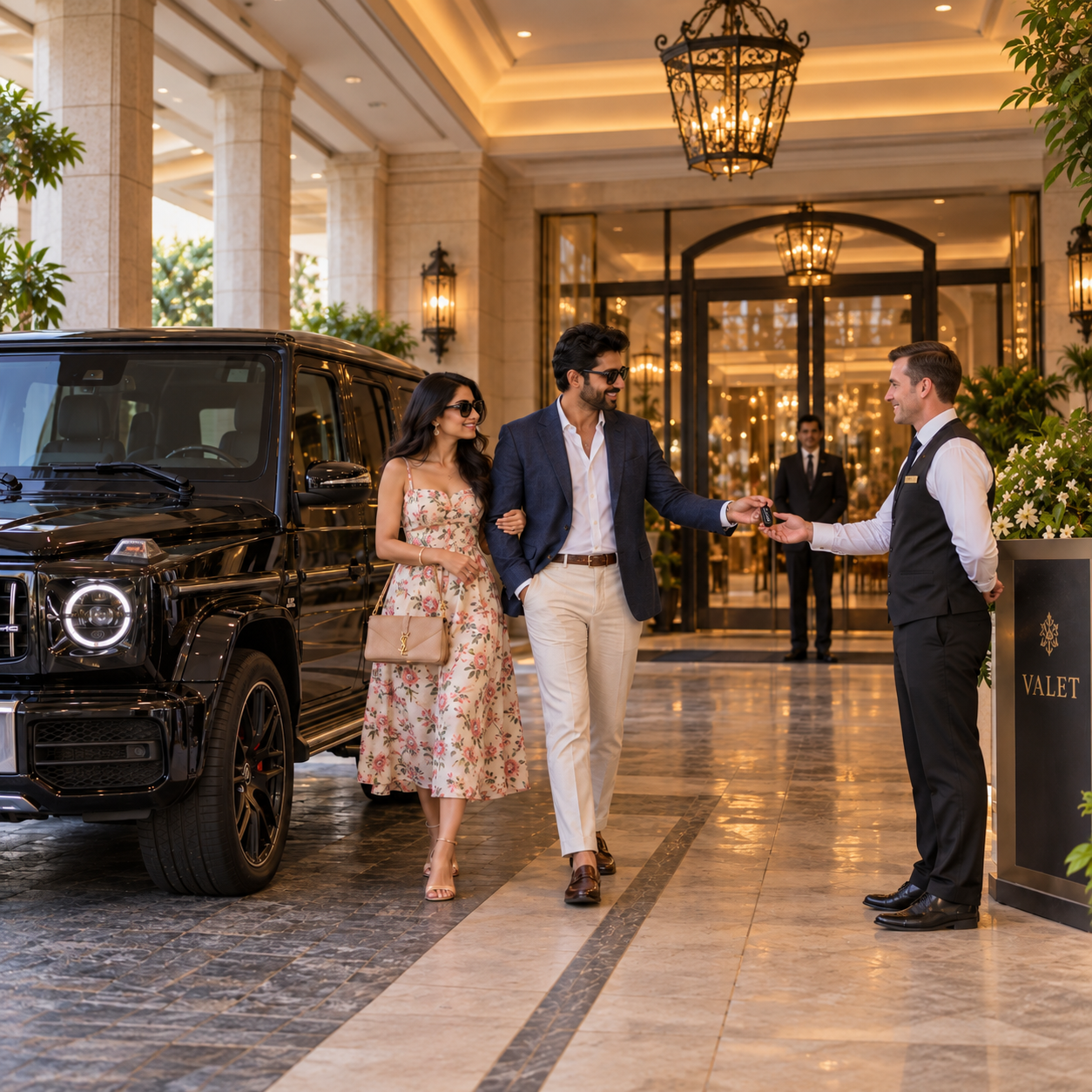 A luxury resort at the start of a new development